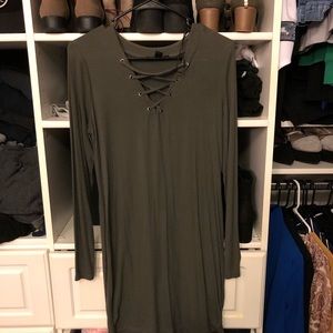 Forever 21 casual olive  dress